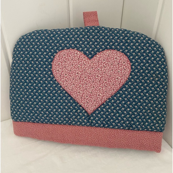 Anne Made Kitchen Vintage Quilted Fabric Heart Country Kitchen